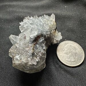 Benz Calcite, Pyrite, With Needle Quartz
